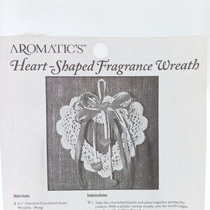 Vintage Craft Patterns, Heart Shaped Fragrance Wreath, Aromatic Publication 1980